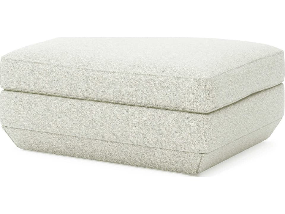 Podium Copenhagen Fossil White Upholstered Ottoman