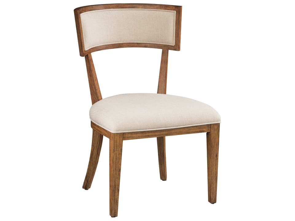 Bedford Park Upholstered Solid Mango Wood Dining Side Chair in Bedford Gray