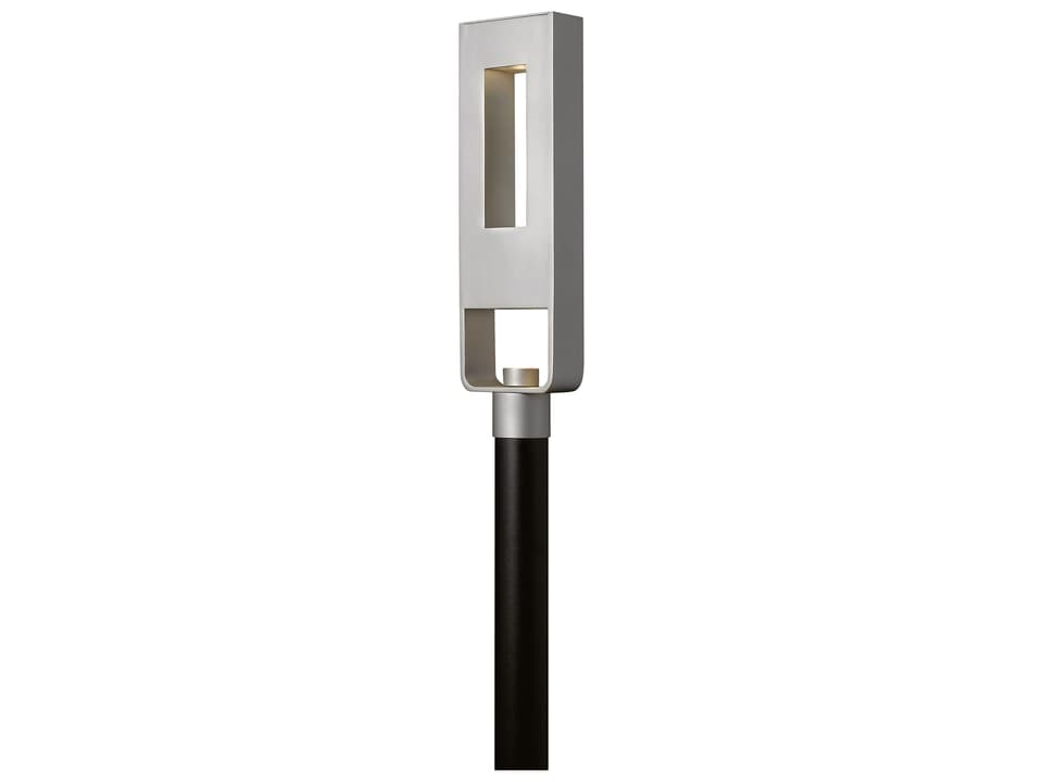 Atlantis Outdoor Post Light Titanium Integrated LED
