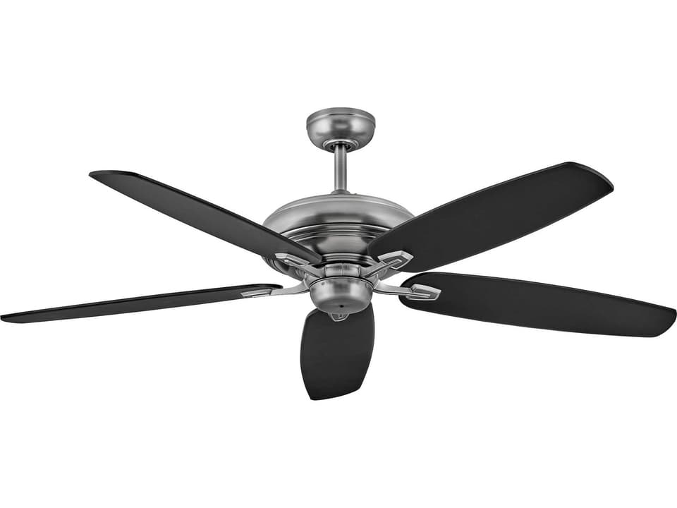 Grander 60-Inch 5-Blade Indoor Ceiling Fan in Pewter with Wall Control