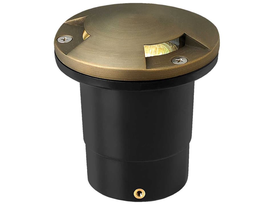 Hardy Island 12V Directional Landscape Well Light in Matte Bronze