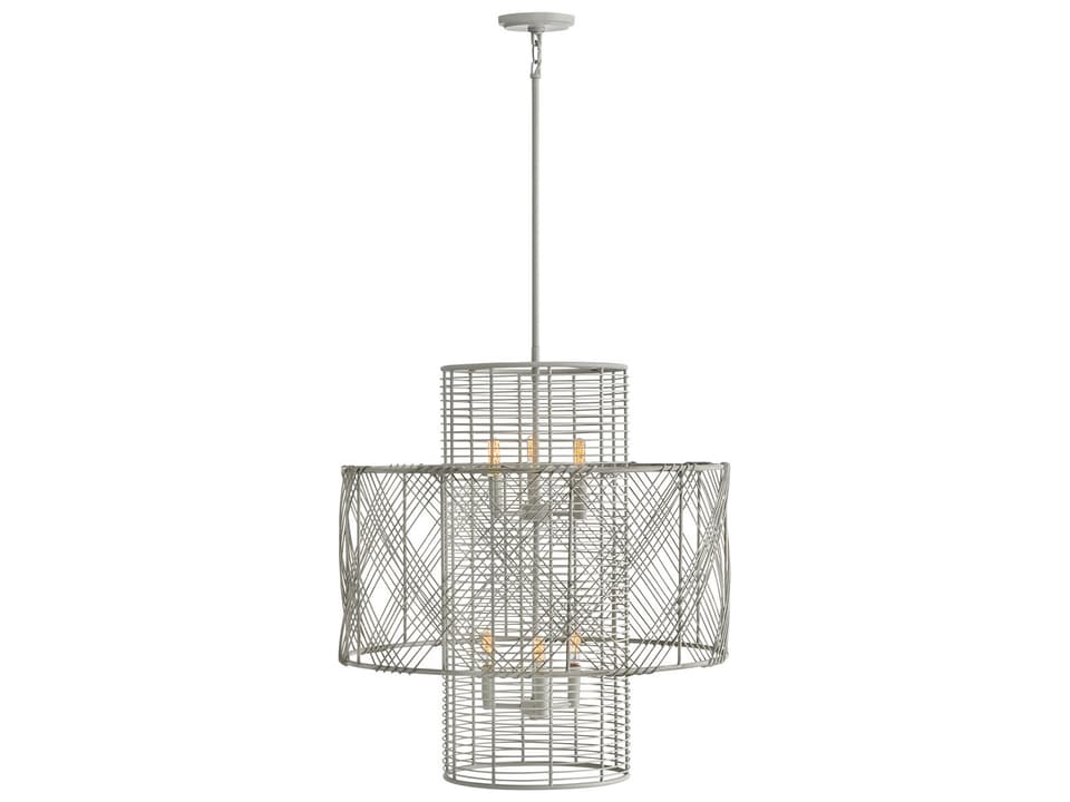 Nikko 6-Light Light Ashwood Candelabra Chandelier