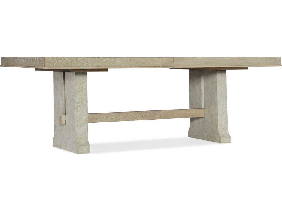 Cascade 84-Inch Rectangle Dining Table with 22-Inch Leaf in Taupe