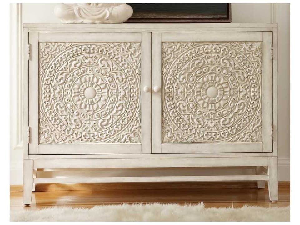 Heritage Matisette 54" Poplar Wood White Sideboard