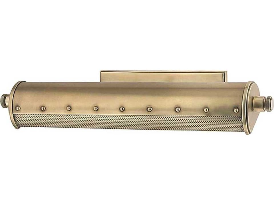 Gaines 2-Light Picture Light in Aged Brass