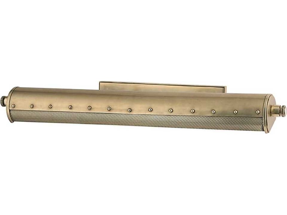 Gaines 3-Light Picture Light in Aged Brass Finish
