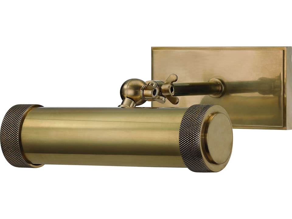 Ridgewood Adjustable 1-Light Picture Light Aged Brass
