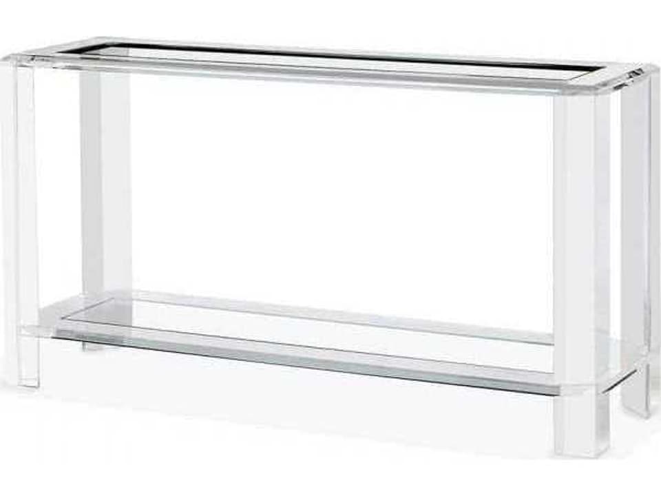 Surrey Grand Acrylic and Glass Console Table