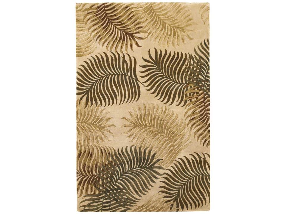Havana Natural Fern View Hand-Tufted Wool Area Rug