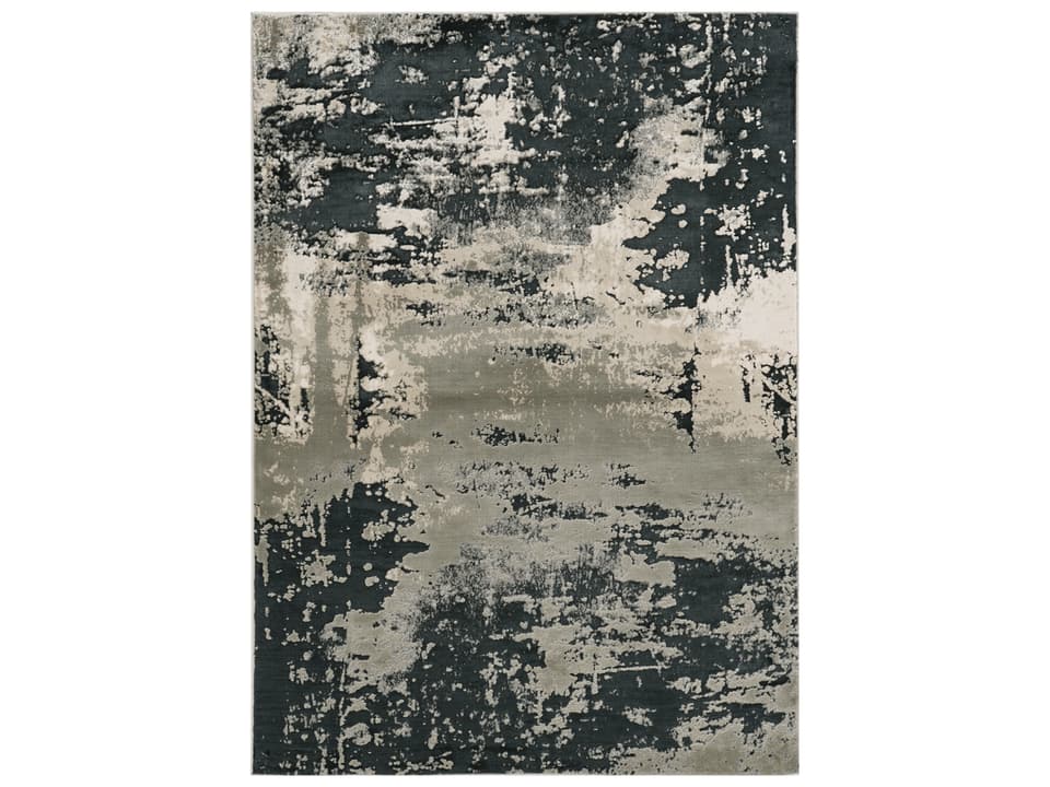 Luna 7121 Silver Charcoal Eclipse Transitional Area Rug