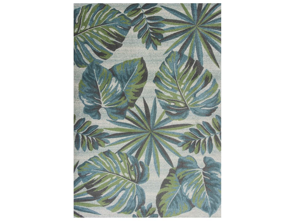 Stella Teal Green Nassau Machine Woven Area Rug