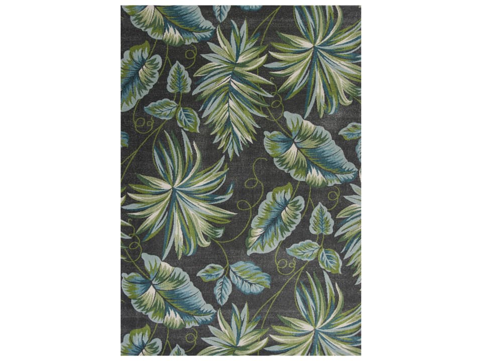 Stella Grey Paradisus Transitional Floral Area Rug