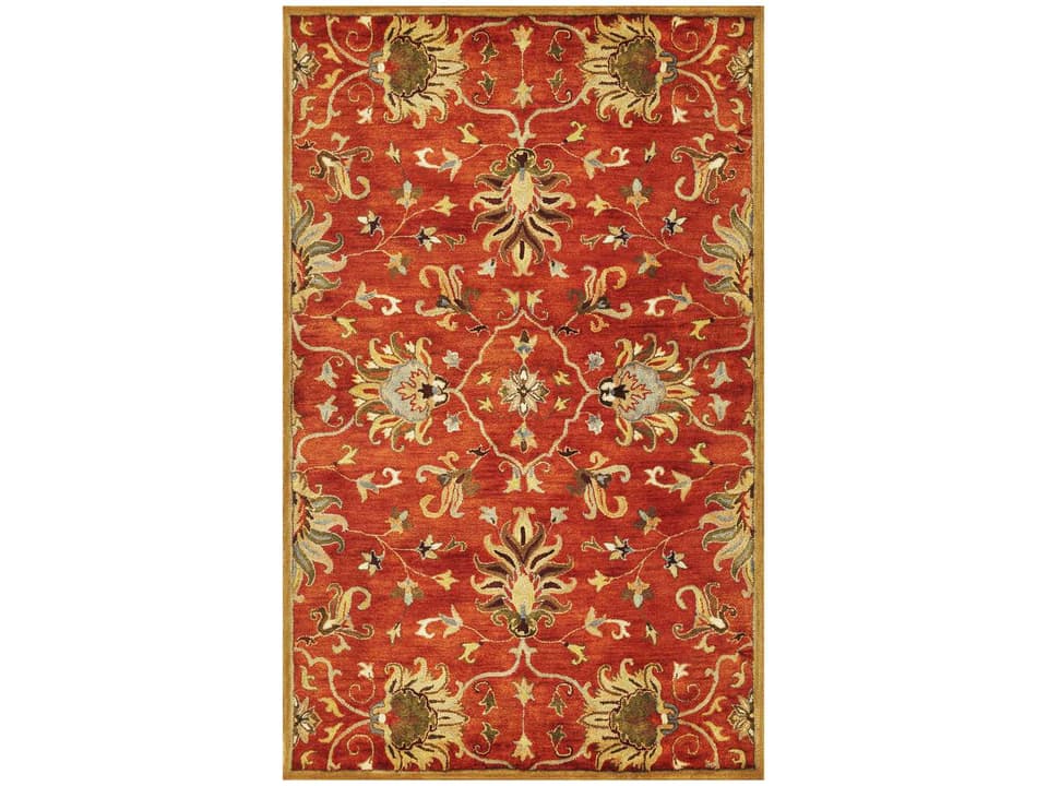 Syriana 6009 Sienna Agra Traditional Wool Runner Rug