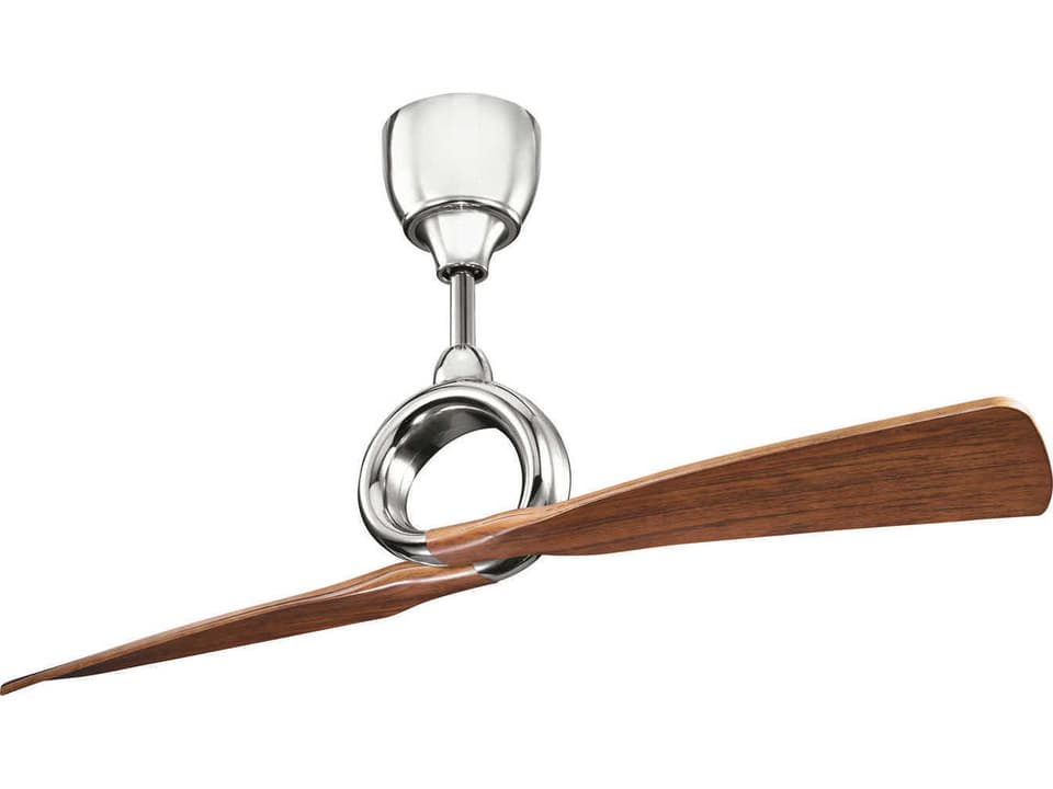 Link 54-Inch 2-Blade Indoor Ceiling Fan in Polished Nickel