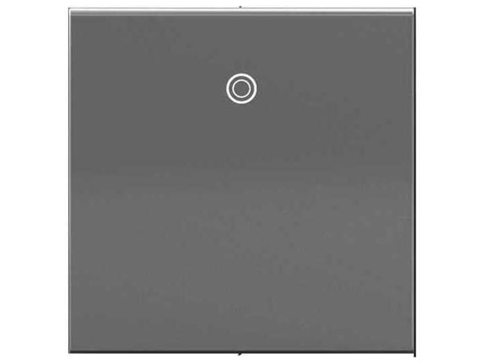 Adorne 15A Paddle Switch with Microban in Magnesium
