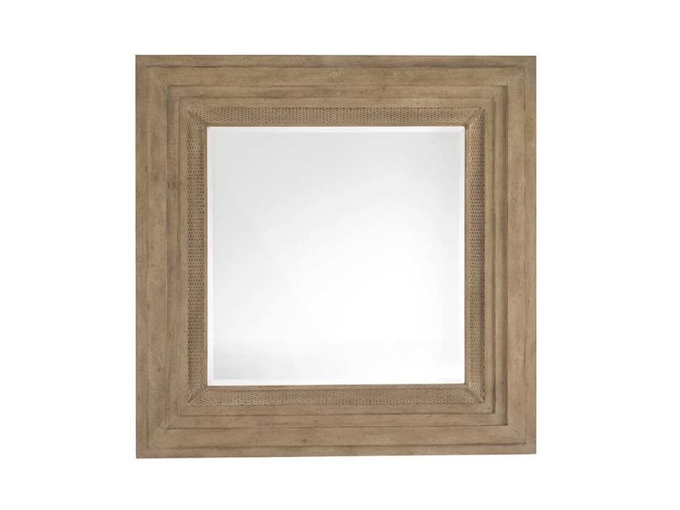 Monterey Sands Square Wall Mirror in Sandy Brown Cambria Finish