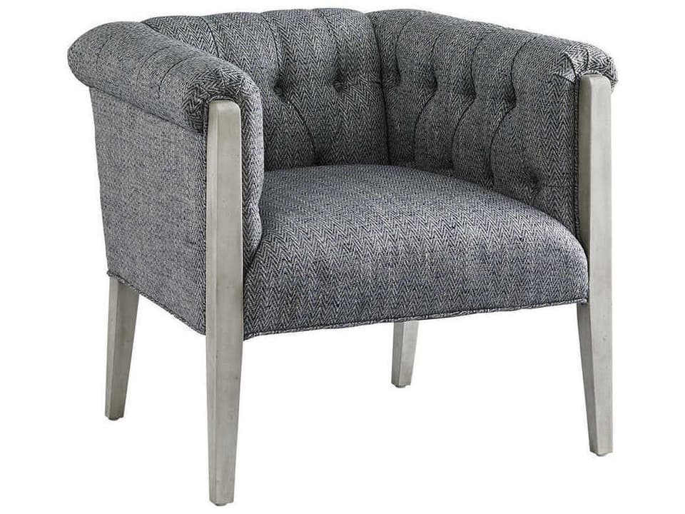 Oyster Bay Fabric Tufted Accent Chair