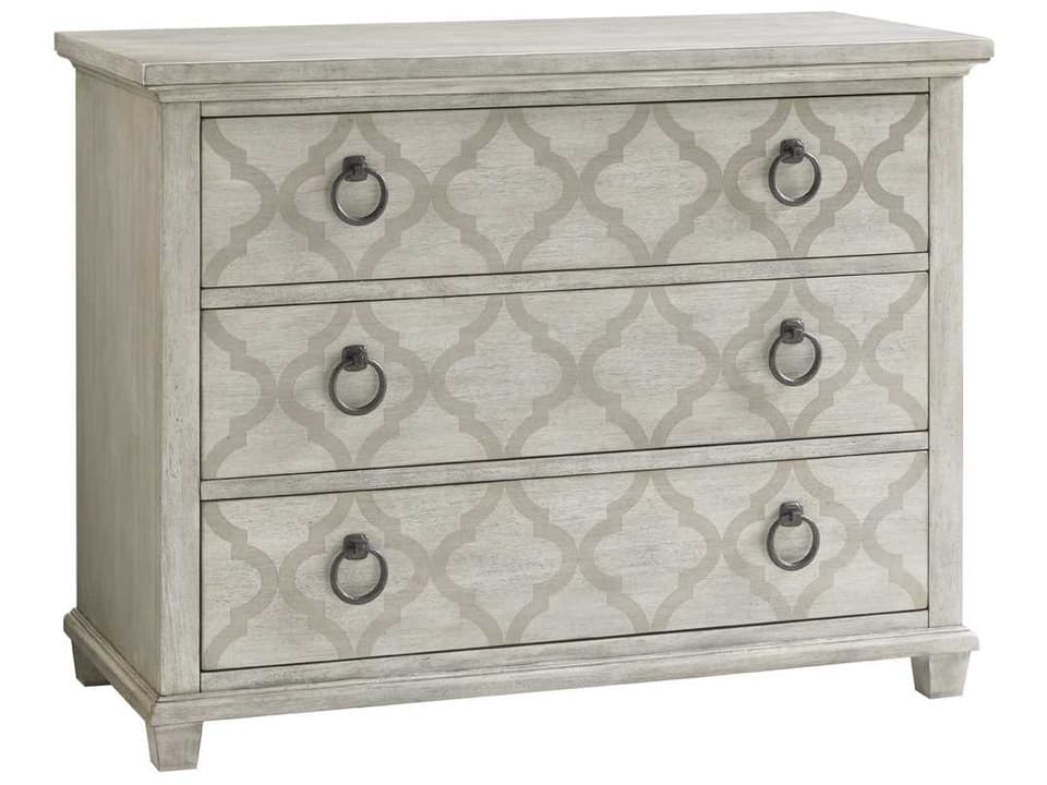 Oyster Bay Brookhaven 3-Drawer Hall Chest in Light Oyster Shell