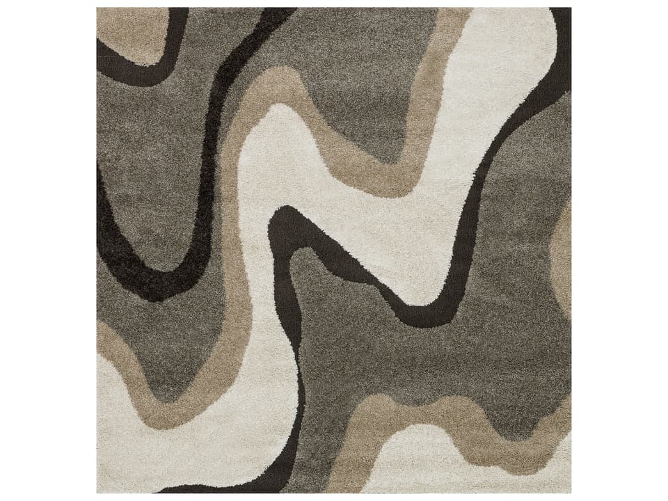 Enchant 7'7" Square Polypropylene Area Rug Multi Color