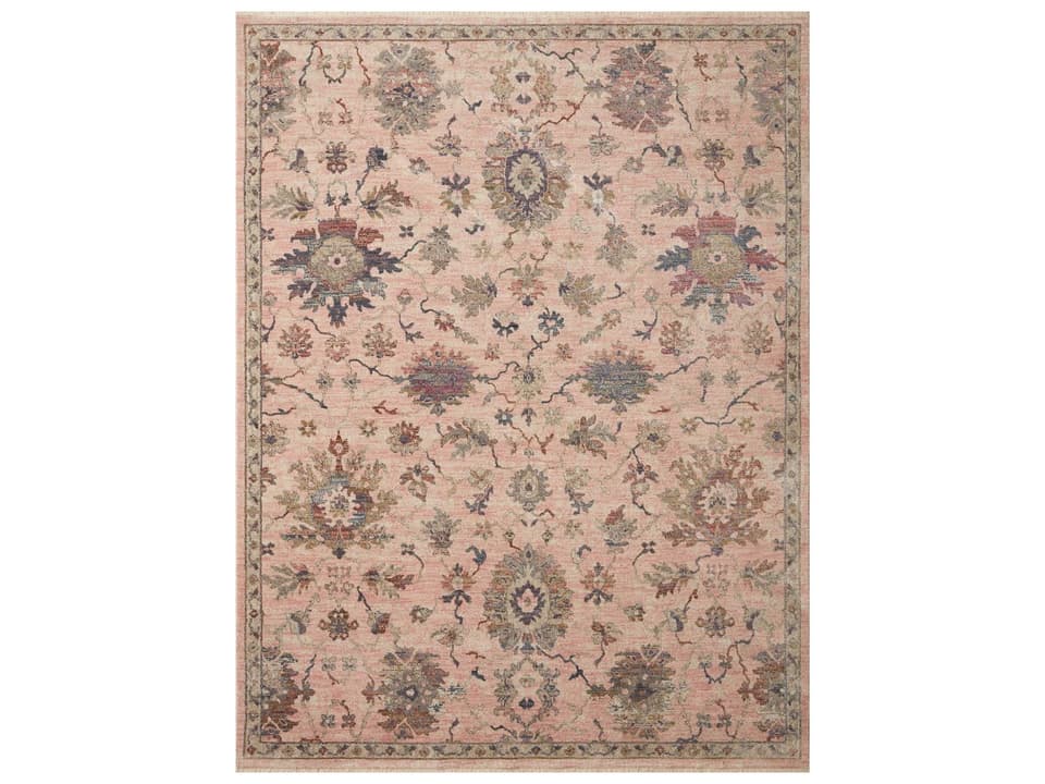 Loloi Giada Blush Multi Round Accent Rug