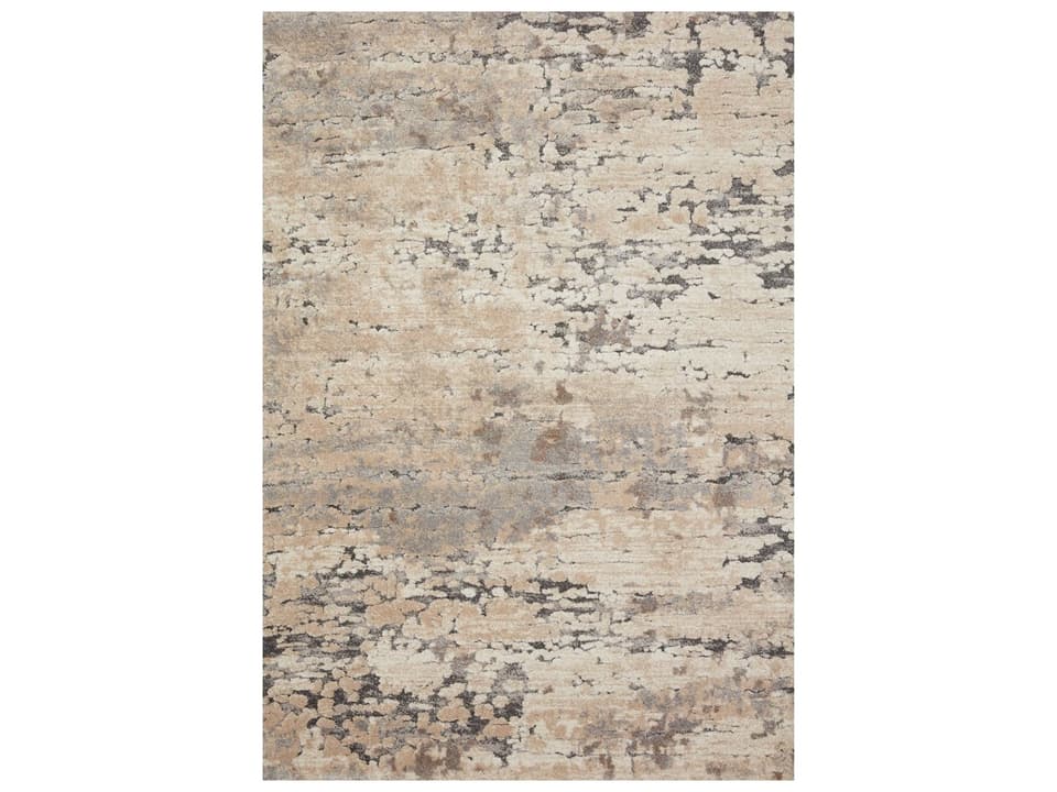 Theory THY-08 Taupe Grey Power Loomed Area Rug