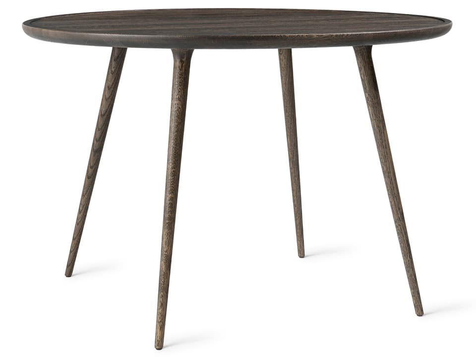 Accent 43-Inch Round Dining Table in Sirka Grey Stained Oak