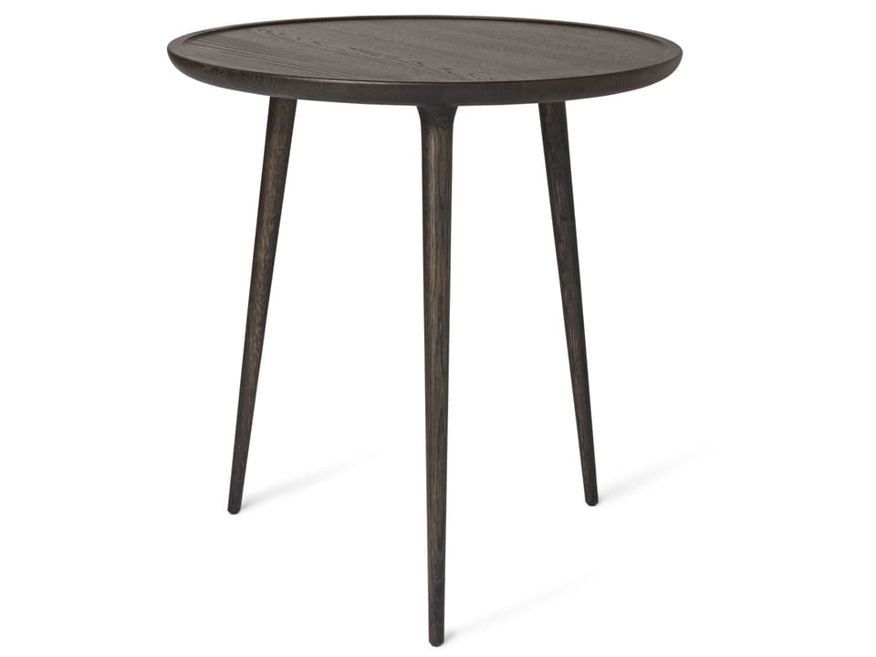 Accent Round Dining Table Sirka Grey Stained Oak