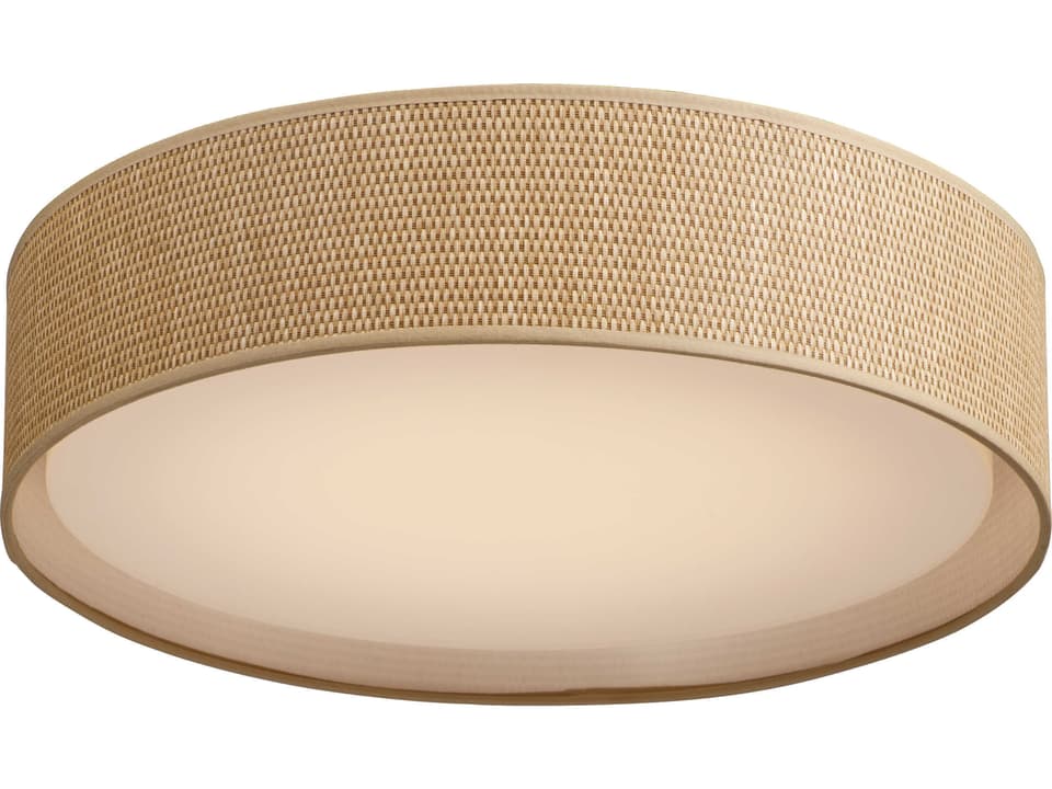 Prime 5-Light LED Flush Mount in Grass Cloth