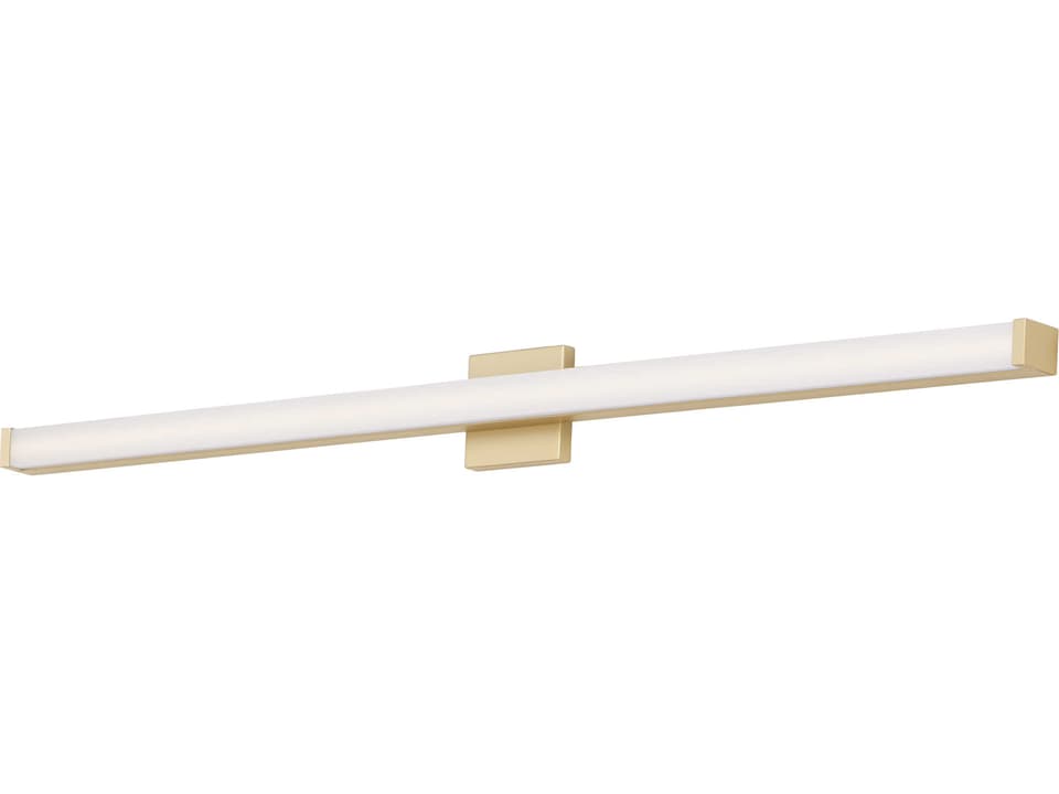 Spec 48-Inch LED Bath Vanity Light in Gold