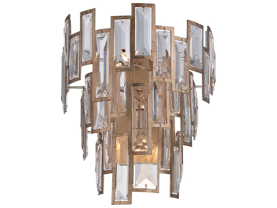 Bel Mondo 3-Light Contemporary Wall Sconce in Luxor Gold