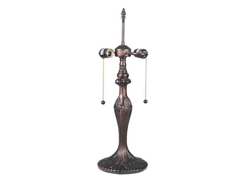 Tiffany Fleur Single Light Table Lamp Base in Mahogany Bronze