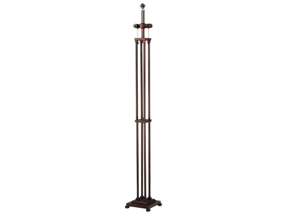 Mission 2-Light Floor Lamp Base in Mahogany Bronze
