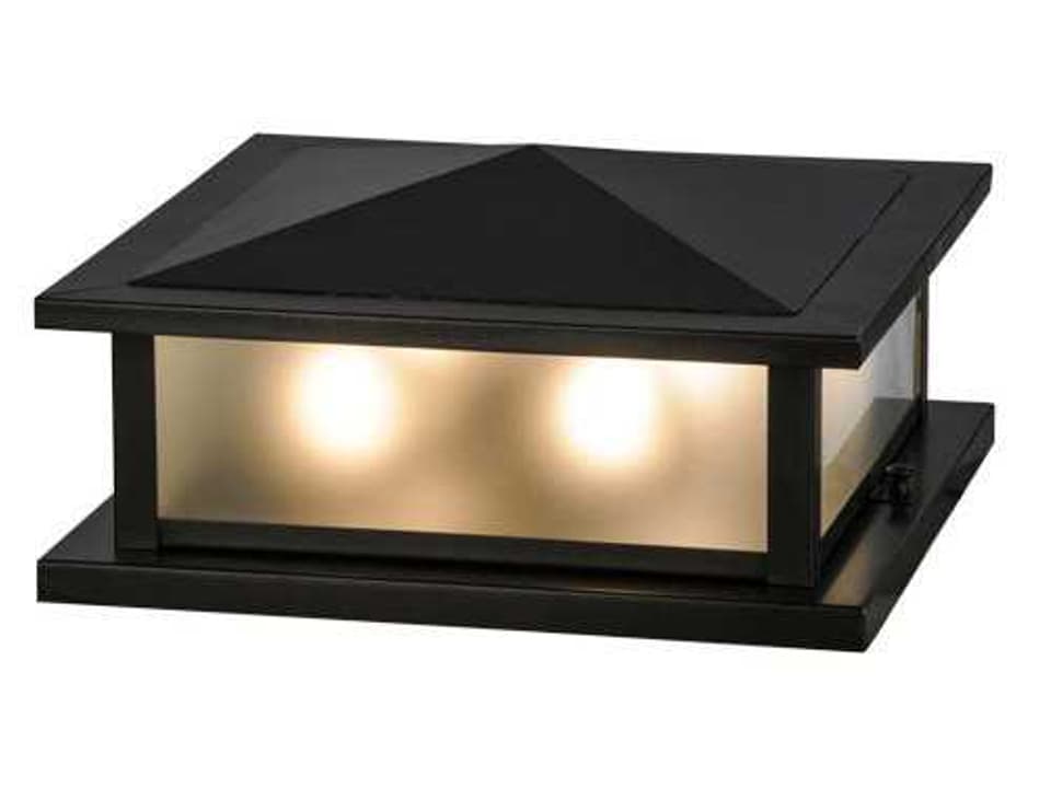 Seneca Prime Craftsman 4-Light Outdoor Pier Mount Light in Craftsman Brown