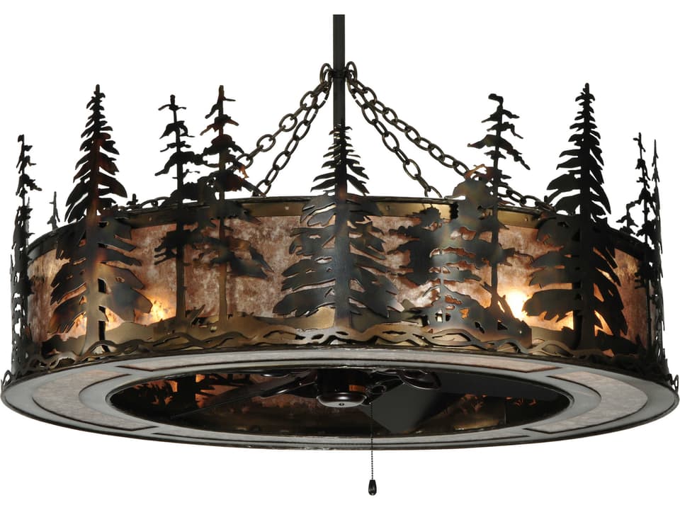 Tall Pines 45-Inch 5-Blade Outdoor Chandel-Air Fan in Burnished Copper