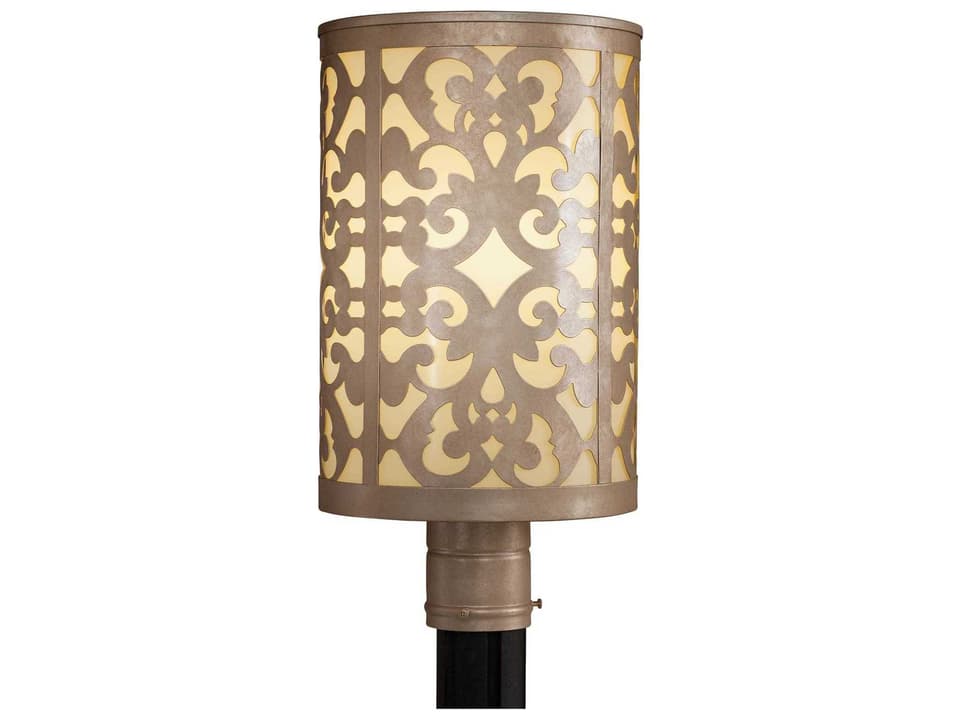 Glass Outdoor Post Light