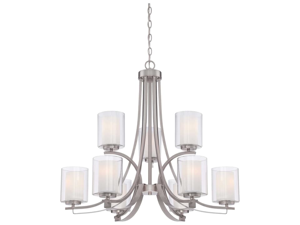 Parsons Studio 9-Light Chandelier in Brushed Nickel