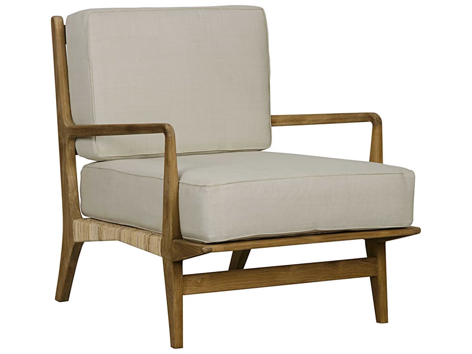 Living Room Brown Fabric Accents Accent Chair