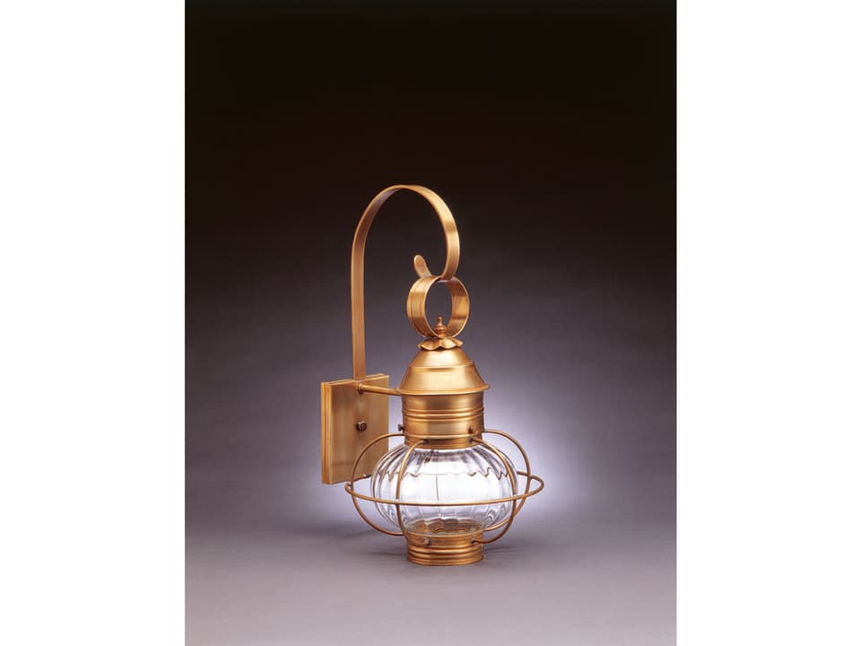 Caged Onion 1-Light Large Outdoor Wall Lantern