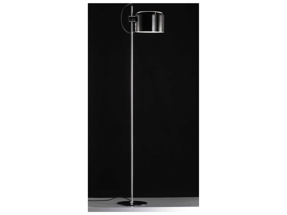 Coupé 3321 Floor Lamp with Adjustable Reflector in Black