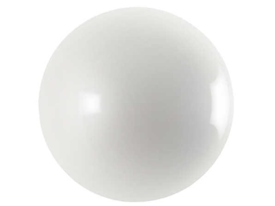 Extra Small Ball on the Wall 3D Sculpture in Pearl White