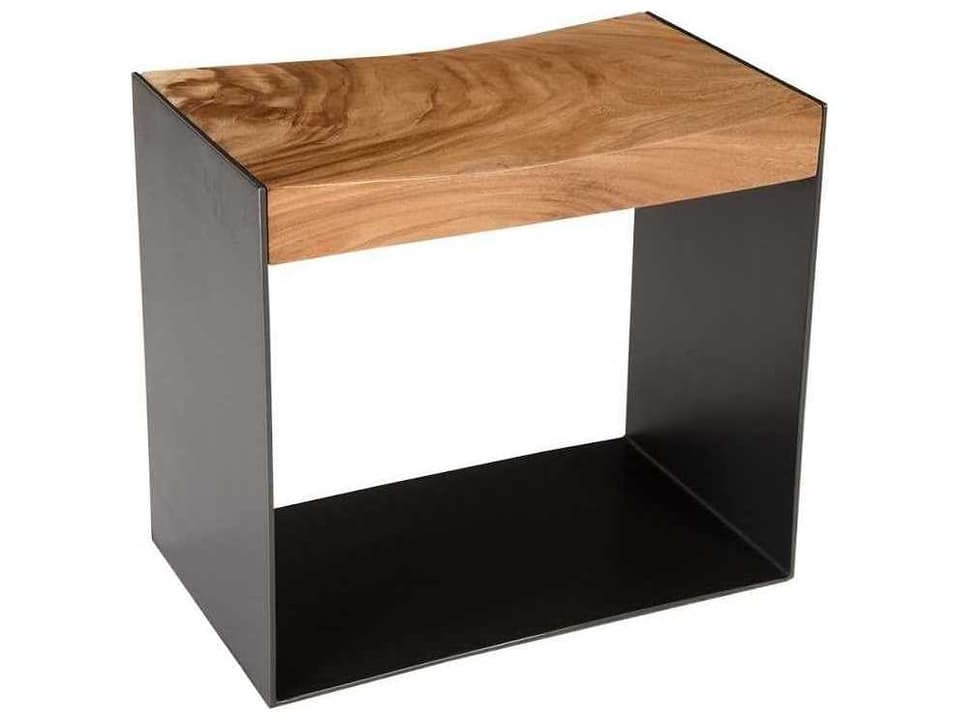 Natural Brown Accent Stool