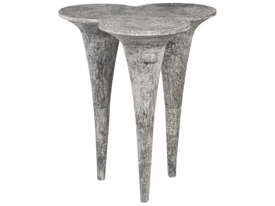Marley Bar Table in Grey Stone Chamcha Wood