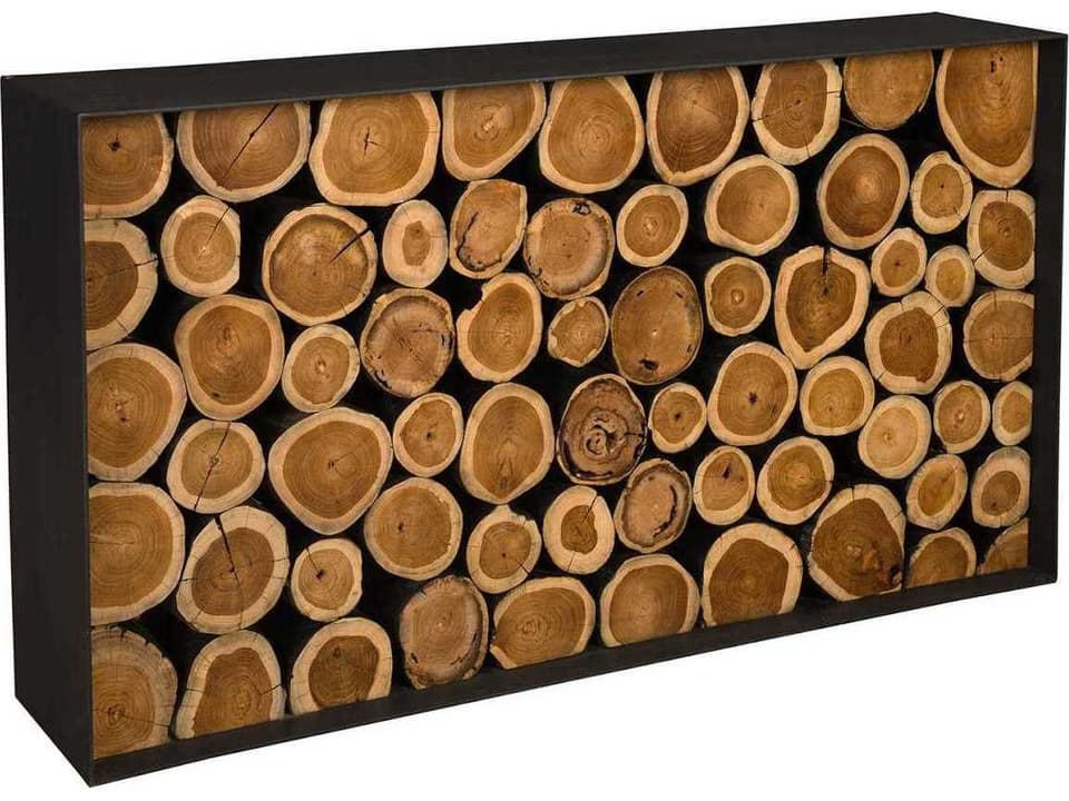 Boscage Framed Console Table Natural Wood