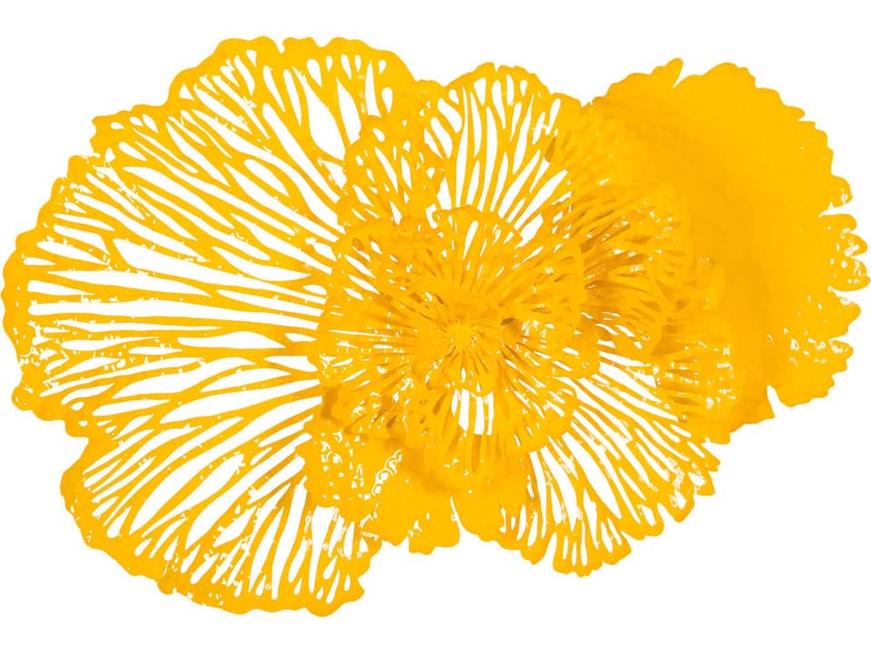 Flower Metal Wall Art Modern Organic Design