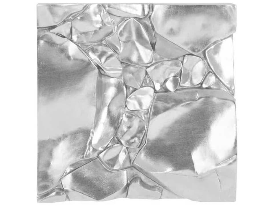 Cairn Wall Tile Trending Liquid Metals Silver Leaf