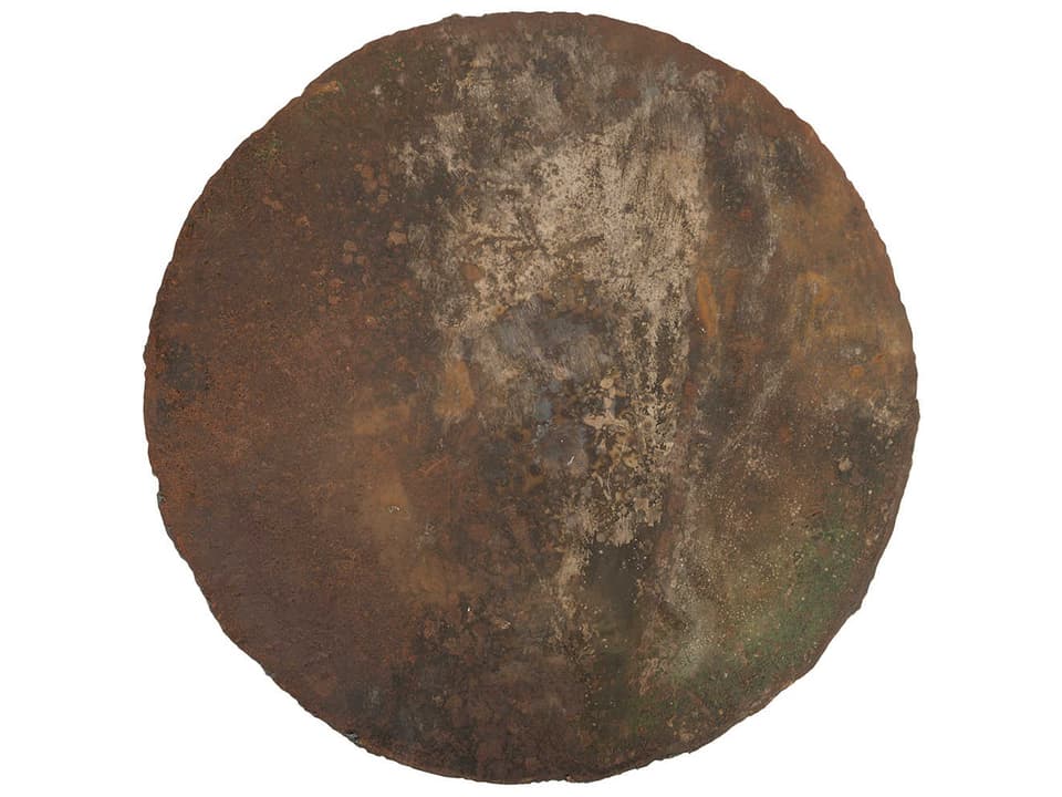 Flow Metal Wall Art in Rust Finish