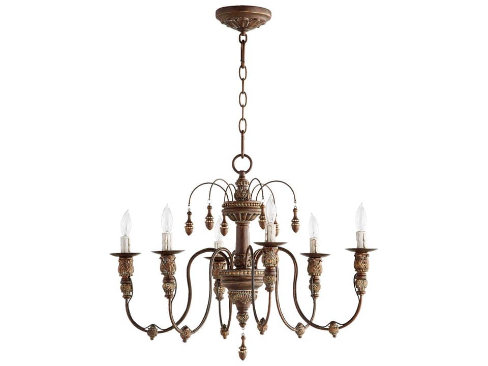 Salento 6-Light Chandelier in Vintage Copper