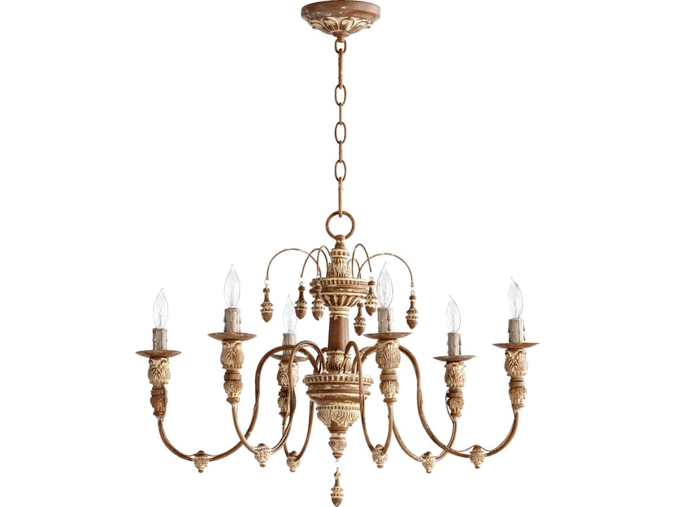 Salento 6-Light Chandelier in French Umber