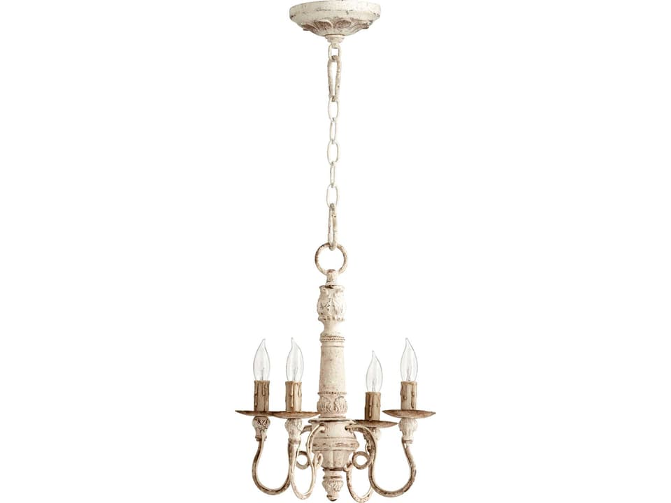 Salento 4-Light Mini Chandelier in Persian White