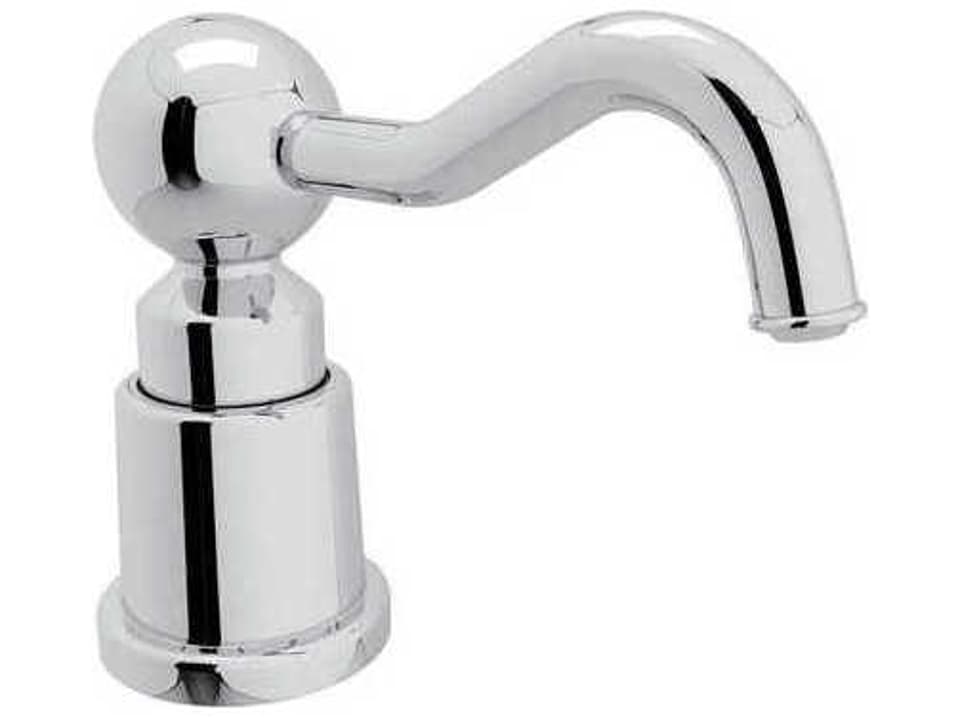Italian 12 oz Deck Mounted Kitchen Soap Dispenser in Polished Chrome